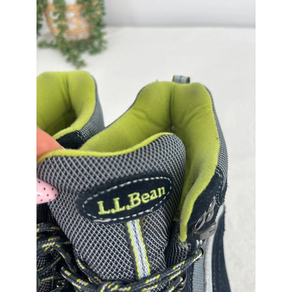 L.L. Bean Tek 2.5 Snow Sneakers Womens‎ 7 Blue Green Waterproof Insulated Boots